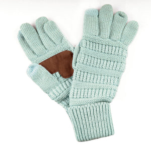 CC Cozy Metallic Tech Screen Gloves ( G-20M )