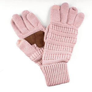 CC Cozy Metallic Tech Screen Gloves ( G-20M )