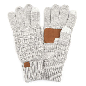 CC Cozy Metallic Tech Screen Gloves ( G-20M )