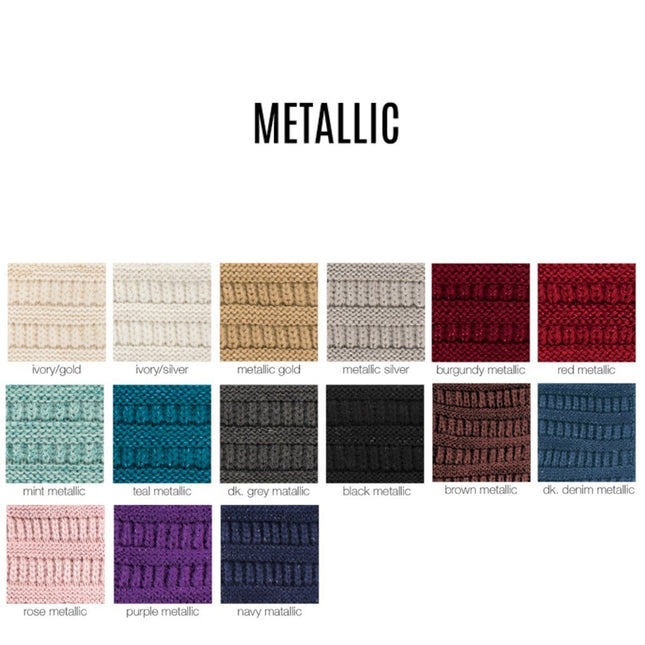 CC Cozy Metallic Tech Screen Gloves ( G-20M )