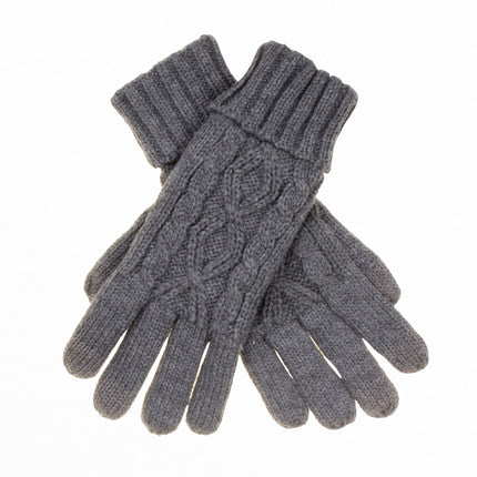 CC Cable Knit Fleece Lined Gloves ( G-707 )