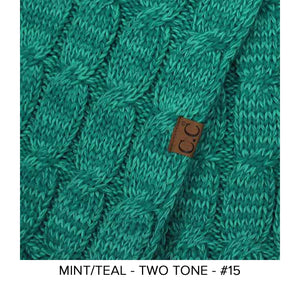 CC 2-Tone Touchscreen Gloves ( G-800 )