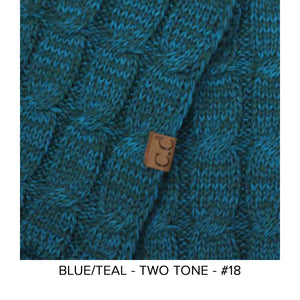 CC 2-Tone Touchscreen Gloves ( G-800 )