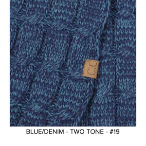 CC 2-Tone Touchscreen Gloves ( G-800 )