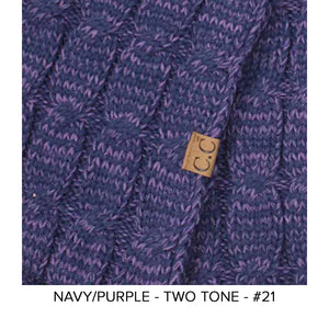 CC 2-Tone Touchscreen Gloves ( G-800 )