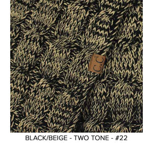 CC 2-Tone Touchscreen Gloves ( G-800 )