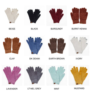 CC Chenille Touchscreen Glove ( G-9016 )