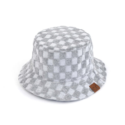 CC Checkered Terry Cloth Bucket ( KB-004 )