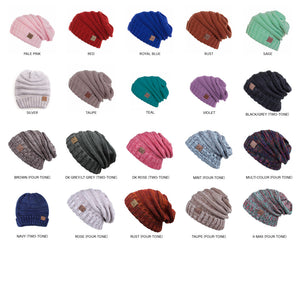 CC Minimalist Slouch Beanie ( HAT-100 ) ( HAT-6242 )