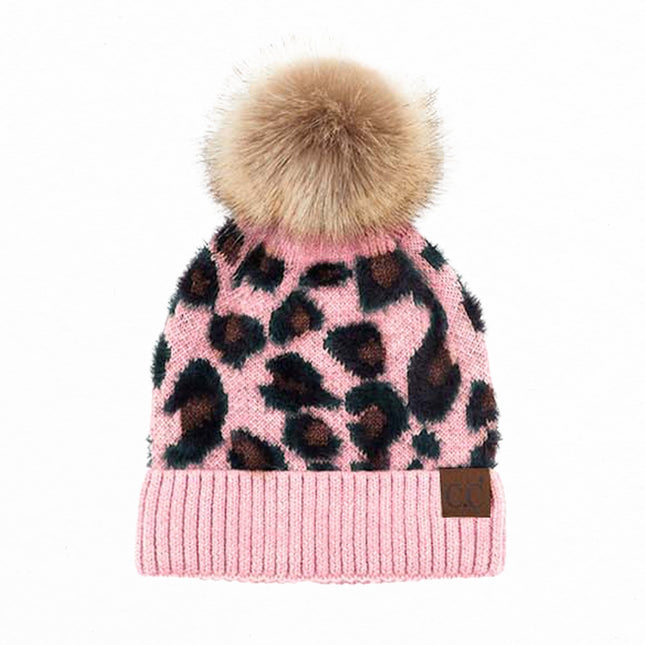 CC Cashmere Like Leopard Beanie ( HAT-2061 )