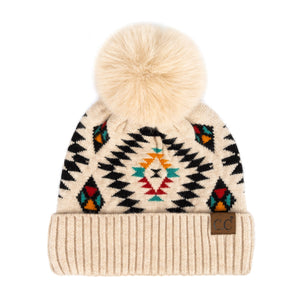 CC Southwest Print Beanie ( HAT-3001 )