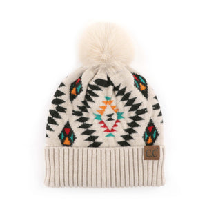 CC Southwest Print Beanie ( HAT-3001 )