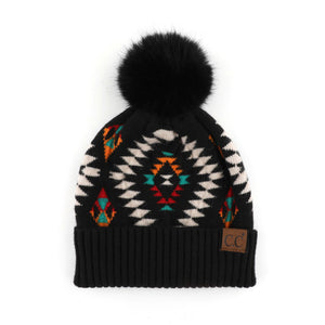 CC Southwest Print Beanie ( HAT-3001 )