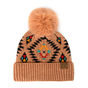 CC Southwest Print Beanie ( HAT-3001 )