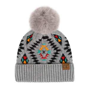 CC Southwest Print Beanie ( HAT-3001 )