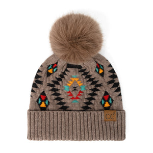 CC Southwest Print Beanie ( HAT-3001 )