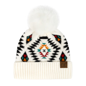 CC Southwest Print Beanie ( HAT-3001 )