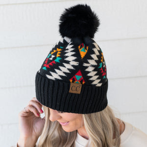 CC Southwest Print Beanie ( HAT-3001 )