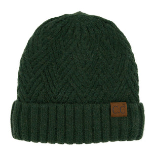 CC Lined Wool Beanie | Quality Non-Pill ( HAT-4000 )