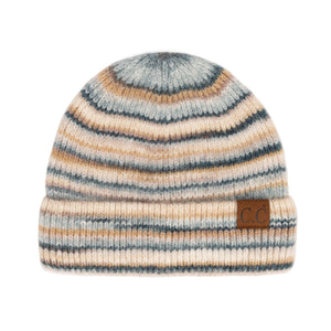 CC Stripe Color Block Beanie ( HAT-4007 )