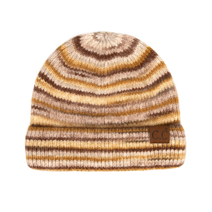 CC Stripe Color Block Beanie ( HAT-4007 )