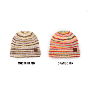 CC Stripe Color Block Beanie ( HAT-4007 )