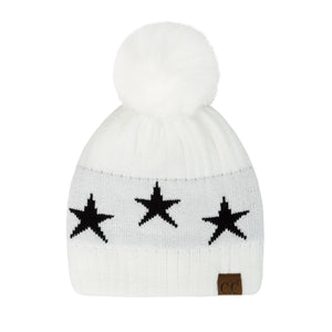 CC Star Pom Beanie ( HAT-4023 )