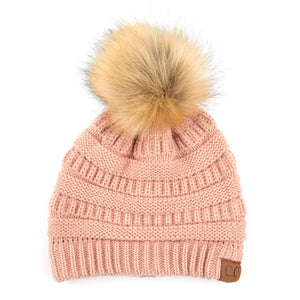 CC Trending Beanie w/ Tan Pom ( HAT-43 )