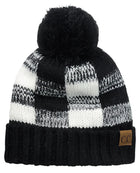 CC Buffalo Plaid Beanie ( HAT-55 )