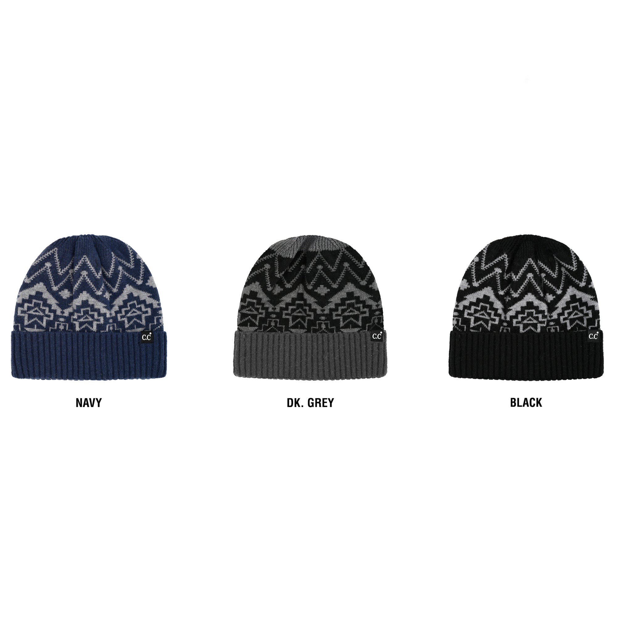 CC South Western Print Beanie Cap ( HME0016 )