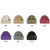 CC Contrast Cuff Cap Beanie ( HTC0043 )