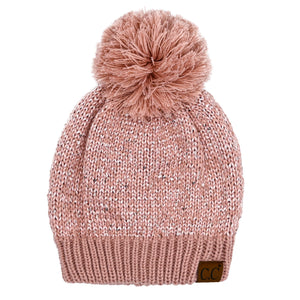 CC Sequin Pom Beanie ( HTE0034 )