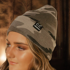 CC Camo Beanie ( HTM-12 )