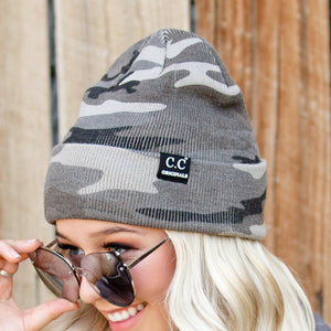 CC Camo Beanie ( HTM-12 )