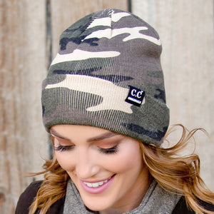 CC Camo Beanie ( HTM-12 )