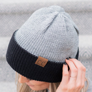 CC Reversible Streetwear Double Layer Beanie ( HTM-3850 )