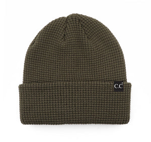 CC Beanie Waffle Knit ( HTM-4022 )