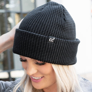 CC Beanie Waffle Knit ( HTM-4022 )