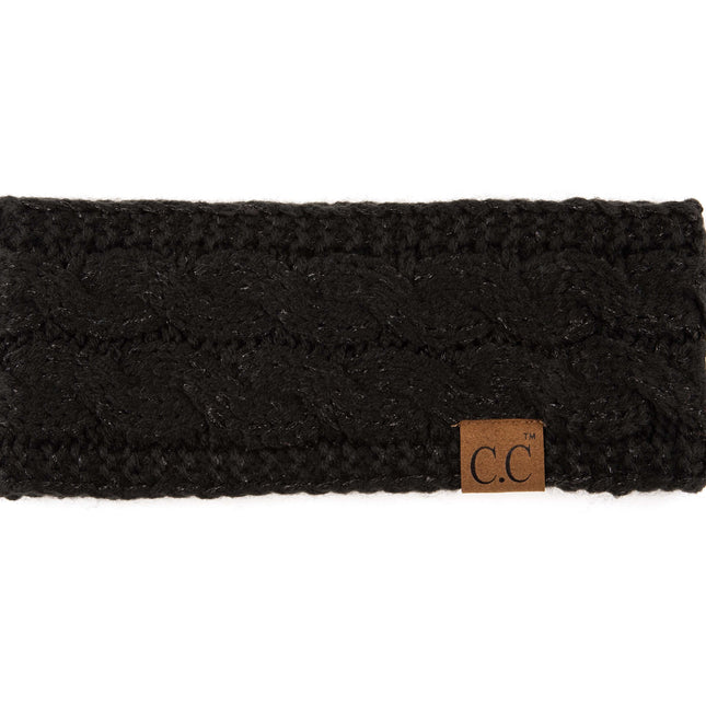 CC Metallic Lined Headwrap ( HW-20M )
