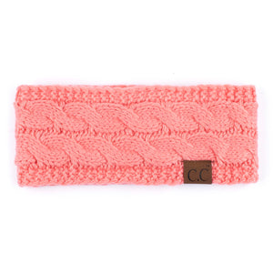 CC Cable Knit Lined Headwrap ( HW-20 )