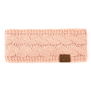 CC Cable Knit Lined Headwrap ( HW-20 )