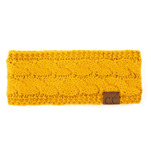 CC Cable Knit Lined Headwrap ( HW-20 )