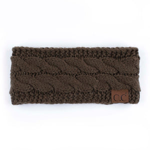 CC Cable Knit Lined Headwrap ( HW-20 )