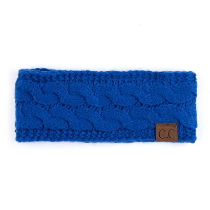 CC Cable Knit Lined Headwrap ( HW-20 )