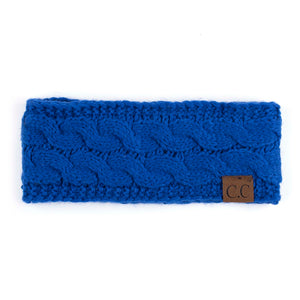 CC Cable Knit Lined Headwrap ( HW-20 )