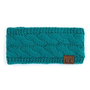 CC Cable Knit Lined Headwrap ( HW-20 )