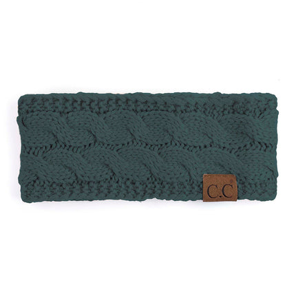 CC Cable Knit Lined Headwrap ( HW-20 )