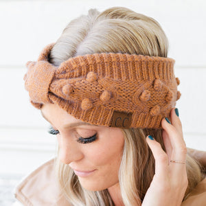 CC Crafted Pom Detail Head Wrap ( HW-3836 )