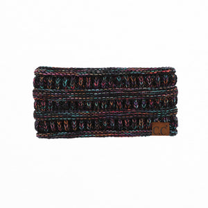 CC Multi Color Sherpa Lined Headwrap ( HW-826 )