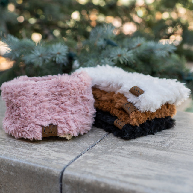 CC Newest Faux Fur Head Wrap ( HWE0004 )